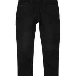 Allen Solly Junior Black Solid Jeans-picture-27