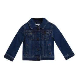 Tommy Hilfiger Kids Blue Cotton Regular Fit Full Sleeves Jacket-picture-43