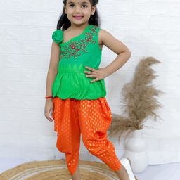 Twisha Girls Top with Dhoti Pants-picture-35