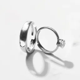 GIVA 92.5 Sterling Silver Heart Couple Ring-image-48