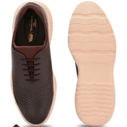 Hoversoul X Hitz Men's Tivara Maroon Vibe Brogue Shoes image 4