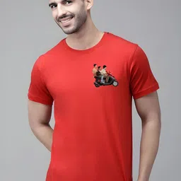 SZN Men Printed Round Neck Short Sleeves T-shirt image 1