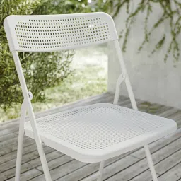 ikea torparö Chair, outdoor, foldable/white image 3