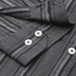 Arrow Manhattan Slim Fit Striped Button-Down Collar Pure Cotton Casual Shirt image 2