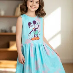 White World Print Fit & Flare Dress-picture-55