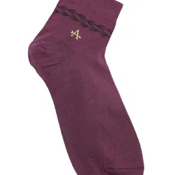 Arrow Men Pack Of 3 Printed Pure Cotton Ankle-Length Socks image 3