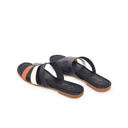 Shoestail Women Open Toe Flats with Bows image 3