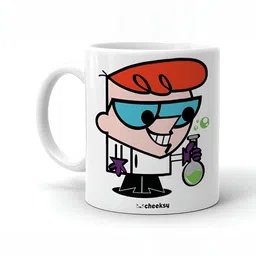 Mr UVD White & Red Printed Ceramic Matte Mug - 350 ml-image-8
