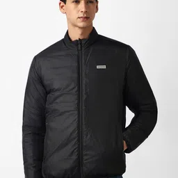 Van Heusen Flex Men Mock Collar Solid Puffer Jacket-picture-43