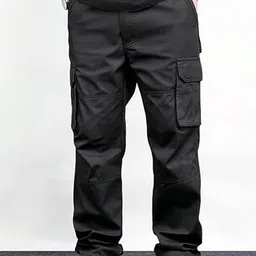 R.Code by The Roadster Life Co. Men High-Rise Flat-Front Cotton Cargos-picture-33