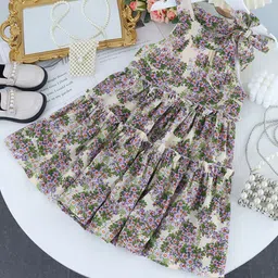 StyleCast x Revolte Floral Print Layered A-Line Midi Dress-picture-17