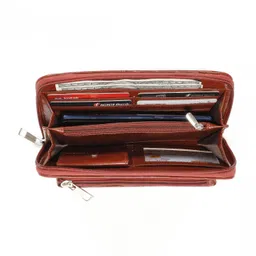 spd Casual, Formal Cream, Red Clutch image 5