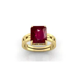 Todani Jems 13.25 Ratti Ruby Gemstone Adjustable Ring-picture-23