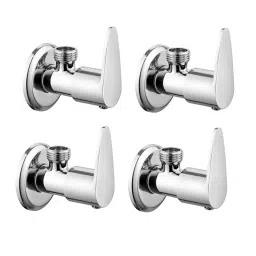 CLINTON Vignet Brass Angle Valve with Wall Flange for Bathroom (Pack of 4)-image-20