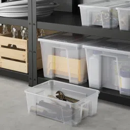 ikea samla Box, transparent, 39x28x14 cm/11 l image 2
