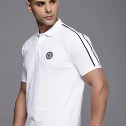 Louis Philippe Sport Polo Collar Pure Cotton Slim Fit T-shirt-picture-31