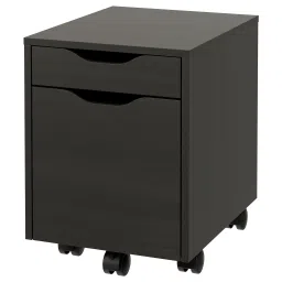 alex Drawer unit on castors, black-brown/black, 36x50 cm-image-10