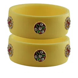 Vidhya Kangan Women Beige Bangle-picture-34
