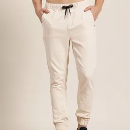 HERE&NOW Men Jogger-Fit Pure Cotton Jeans-picture-31
