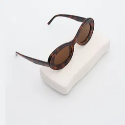 PELLE LUXUR Unisex Round Sunglasses with UV Protected Lens PL25GS363 image 5