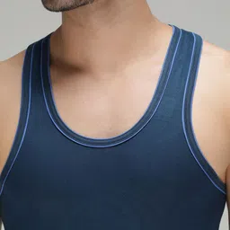 AMUL COMFY Pack Of 4 Cotton Innerwear Vests AC-CVESTDF-MULTI-XS-4PC image 3