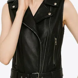 NOORA Women Leather Leather Jacket-picture-13