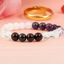 CONTEX MEDIA Unisex Artificial Beaded Elasticated Bracelet image 2