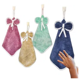 Funeiko Microfiber Quick Cleaning Hand Towels for Kitchen  Pack of 4-picture-21