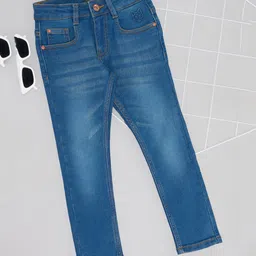 Pantaloons Junior Mild Washed Jeans - Deja Vu Blue-image-14