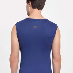 Sporto by Macho Men Pack Of 4 Cotton Colourblocked Gym Vests image 4