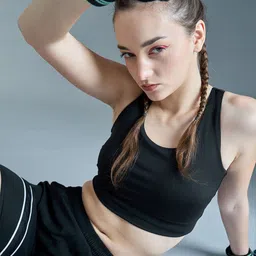 Women SG Medium Coverage Slip-On Solid Bra image 5