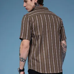 HERE&NOW Striped Regular Fit Shirt image 3