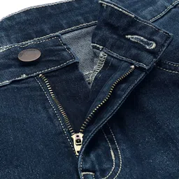 HERE&NOW Men Smart Regular Fit Stretchable Jeans image 5