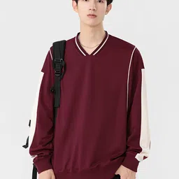 StyleCast x Revolte Men Colourblocked Sweatshirt image 1