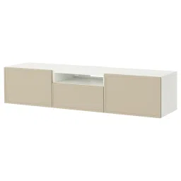 ikea bestå TV bench, white/Krukmakare beige, 180x42x39 cm-picture-11