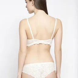 samvar Women Black,Brown Cotton Blend Bra Panty Set for Lingerie Set Undergarments Pack of 2 image 5