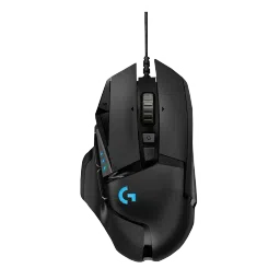 logitech G502 Hero Wired Optical Gaming Mouse (25600 DPI Adjustable, Lightsync RGB, Black)-picture-15