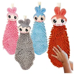 Funeiko Microfiber Quick Cleaning Hand Towels for Kitchen  Pack of 4-picture-13