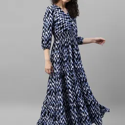 Vastani Enterprise Women Crepe Anarkali Kurta image 3