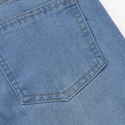 Pine Kids Full Length Denim Washed  Jeans - Light Blue image 3