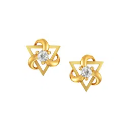 Joyalukkas 22Kt Gold Stud Earring - 1.125 g image 2