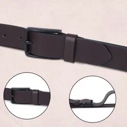 Provogue Men Textured Leather Formal Belt image 2