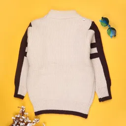 V-Mart Boys Cable Knit Colourblocked Pullover image 3