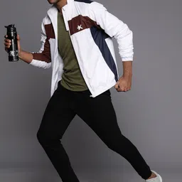 HRX by Hrithik Roshan Men Colourblocked Lightweight Running Sporty Jacket image 5