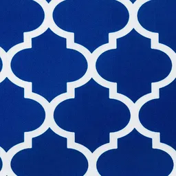 SEJ by Nisha Gupta Blue & White Set of 2 16'' x 16'' Square Cushion Covers image 3