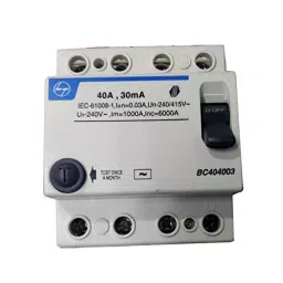 L&T [ Lauritz Knudsen ] 63A 30ma 4 Pole RCCB/ELCB BC406303 image 1
