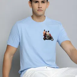 SZN Graphic Printed Short Sleeves Round Neck Regular Fit T-shirt-picture-26