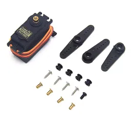 Invento ISC014 48-72 V Metal Geared Servo Motor for Plane, Helicopter, Boat, Car and Quadcopter image 1