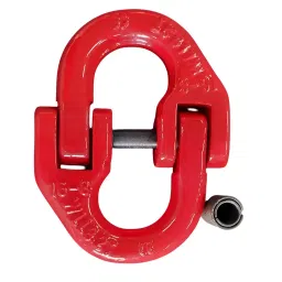 Finbeat Connecting Link Load Capacity 5.3 Ton (5300 Kg) 13 mm Mild Steel Red for Connect Two Chains-picture-44