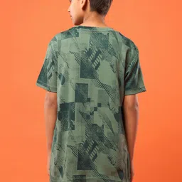 Technosport Boys Green Polyester Tshirts image 2